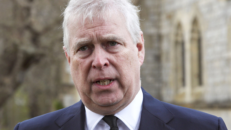 Prince Andrew frowning 