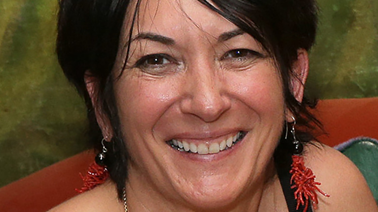 Ghislaine Maxwell at a gala 