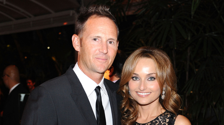 Giada De Laurentiis and Todd Thompson pose in 2012