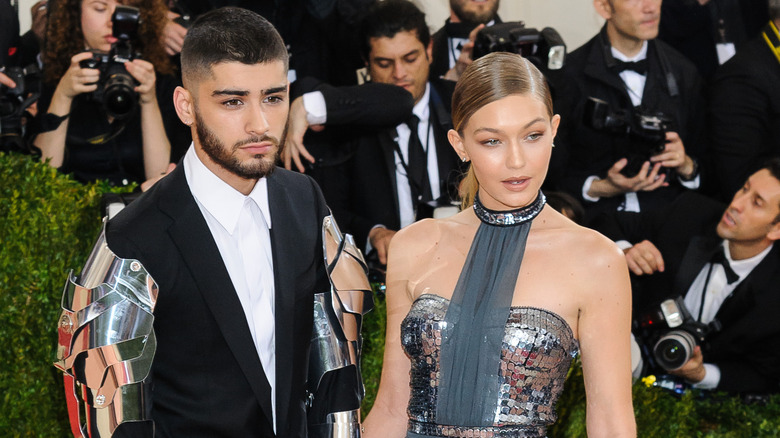 Zayn Malik and Gigi Hadid on the red carpet