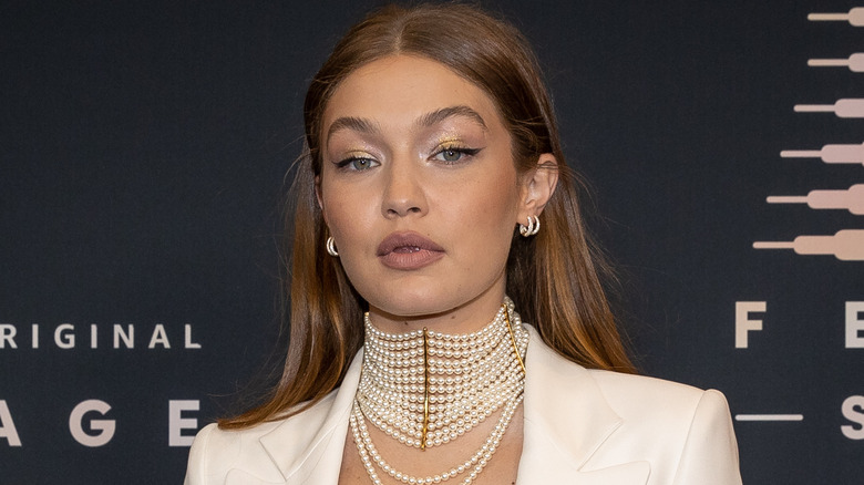 Gigi Hadid at Fenty show