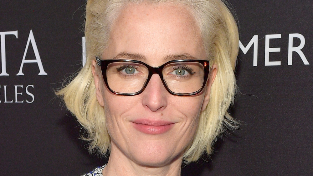 Gillian Anderson with glasses