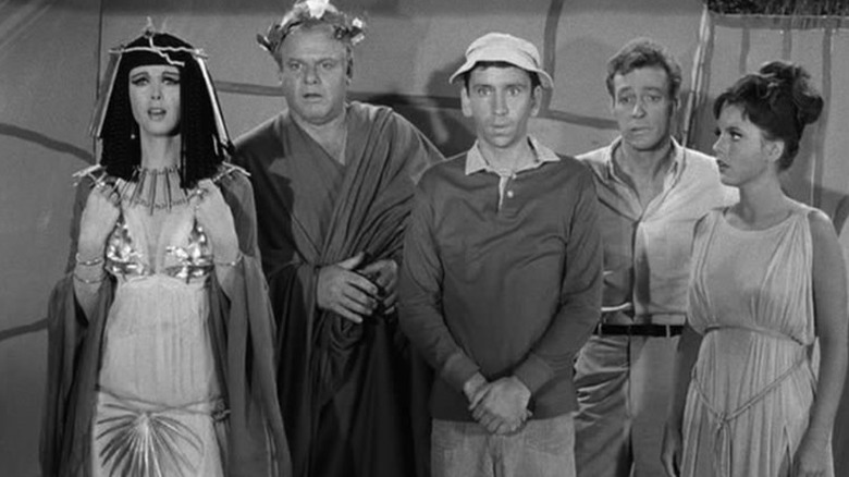 The cast of Gilligan's Island in 'Angel on the Island'
