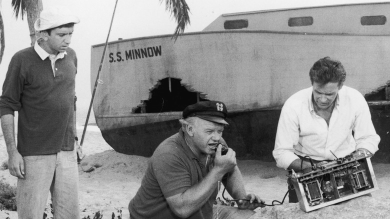 Bob Denver, Alan Hale Jr., and Russell Johnson in Gilligan's Island