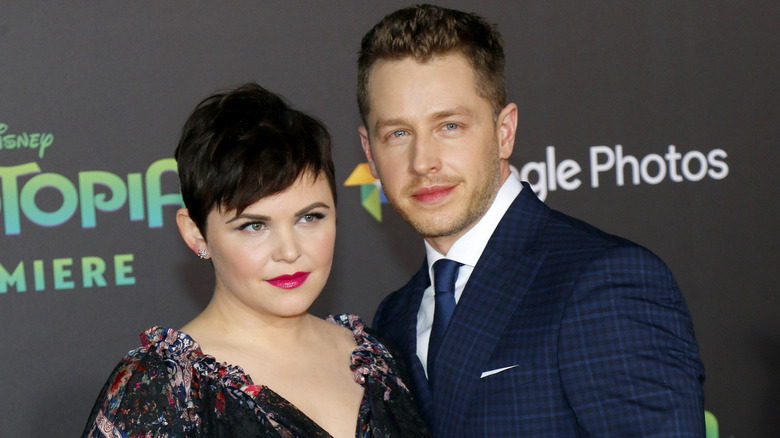 Ginnifer Goodwin and Josh Dallas posing