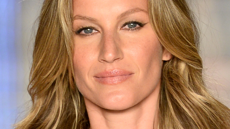 Gisele Bundchen smiling