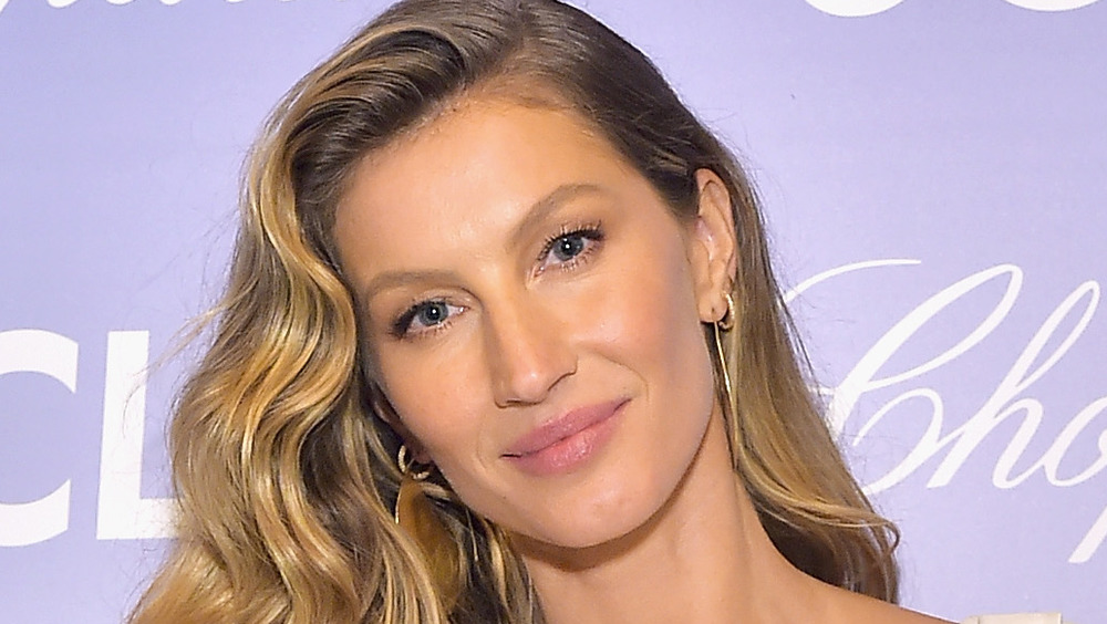 Gisele Bundchen poses at an event