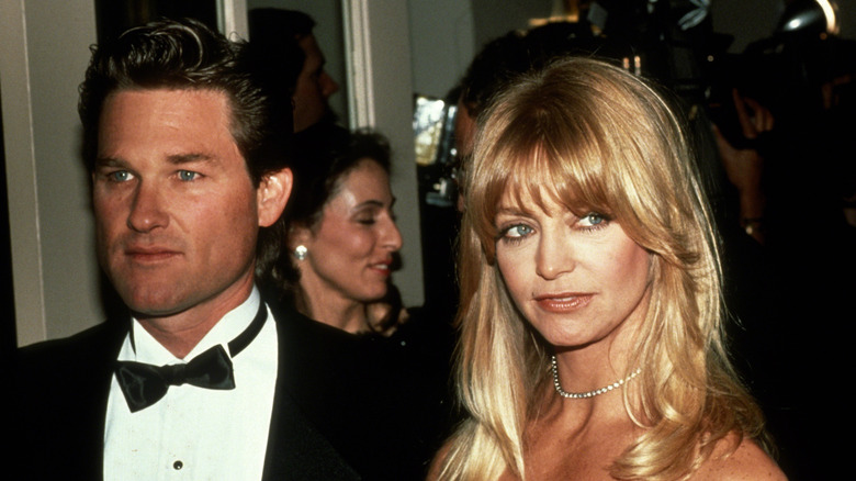 Kurt Russell and Goldie Hawn in 1990