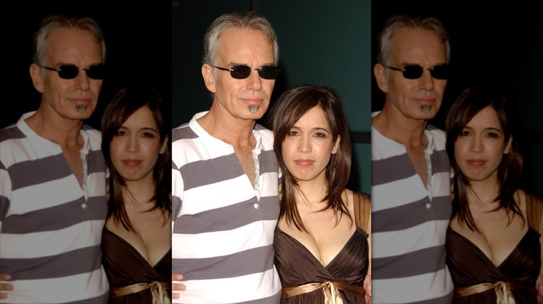 Billy Bob Thornton posing with a younger Connie Angland