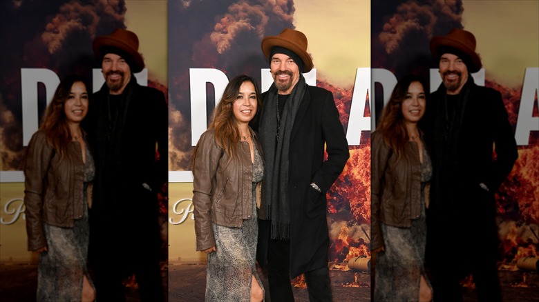 Connie Angland and Billy Bob Thornton posing