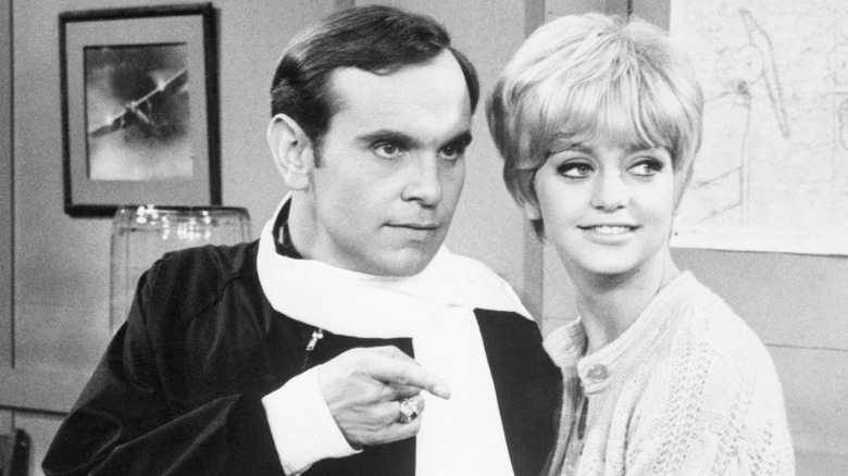 Ronnie Schell with Goldie Hawn in Good Morning World