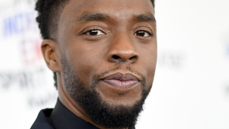 Chadwick Boseman on the red carpet