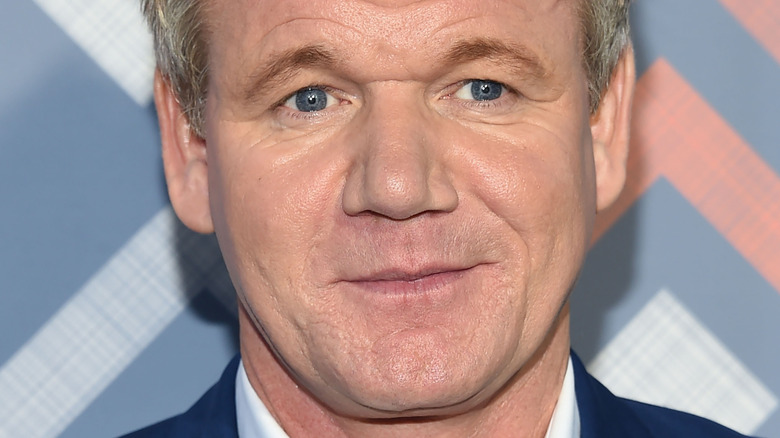 Gordon Ramsay smirking slightly