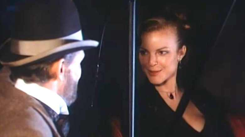 Kris Kristofferson and Marcia Cross in "The Last Days of Frank and Jesse James"