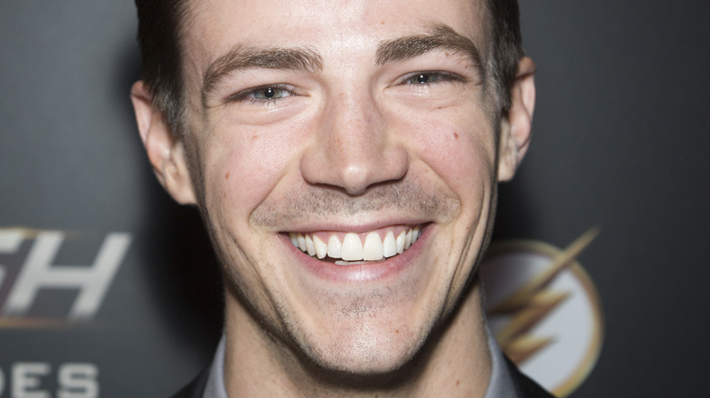 Grant Gustin smiling