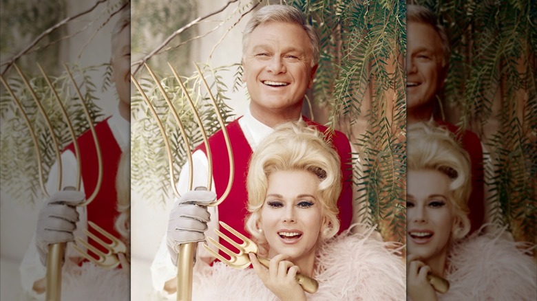 Eddie Albert and Eva Gabor in a publicity still for Green Acres