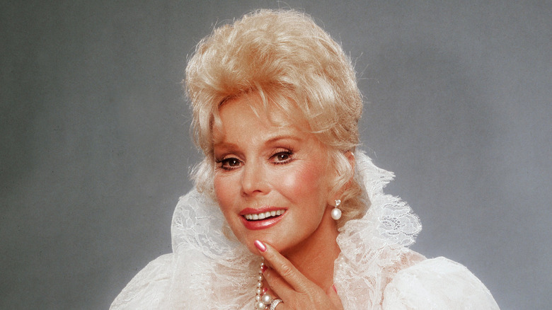 Portrait of Eva Gabor in 1990
