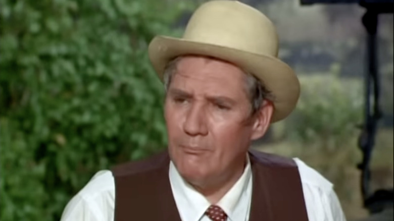 Pat Buttram as Mr. Haney in a scene from "Green Acres"