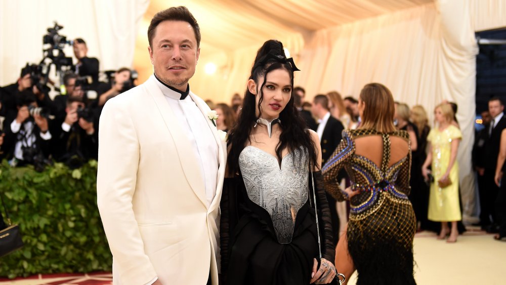 Grimes and Elon Musk 