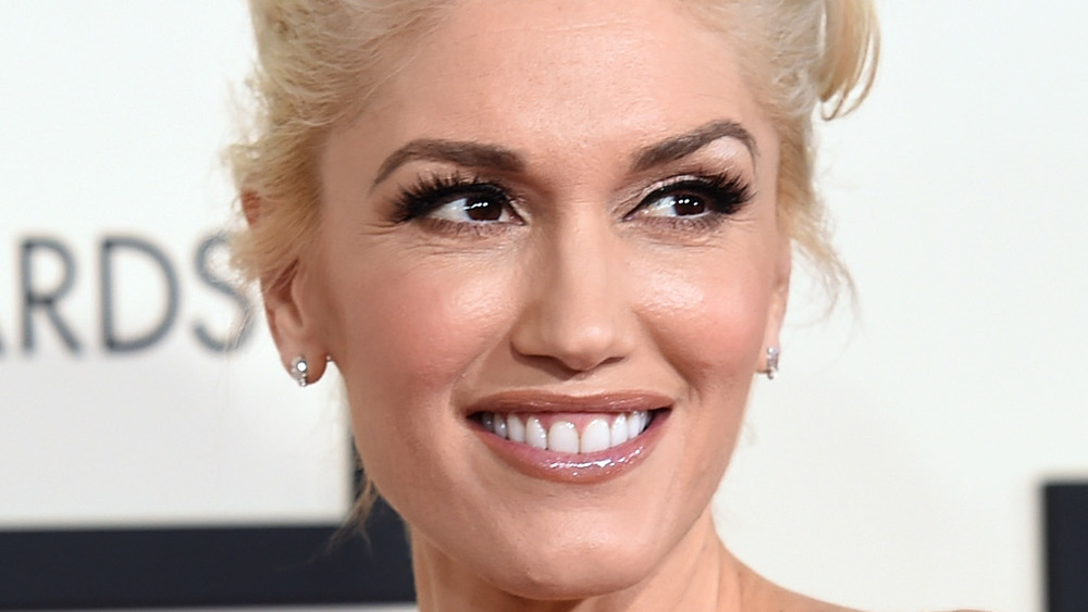 Gwen Stefani smiling with teeth