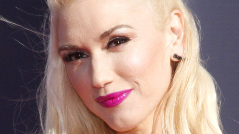 Gwen Stefani gazing in front