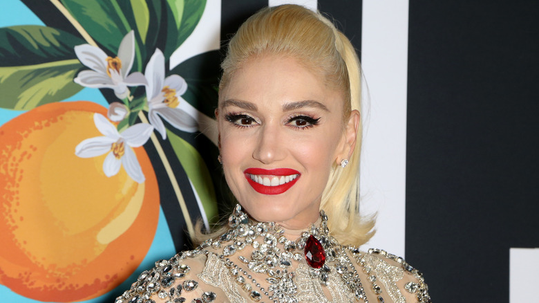 Gwen Stefani smiling