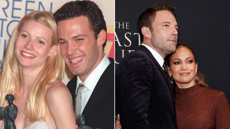 Ben Affleck with Gwyneth Paltrow and Jennifer Lopez