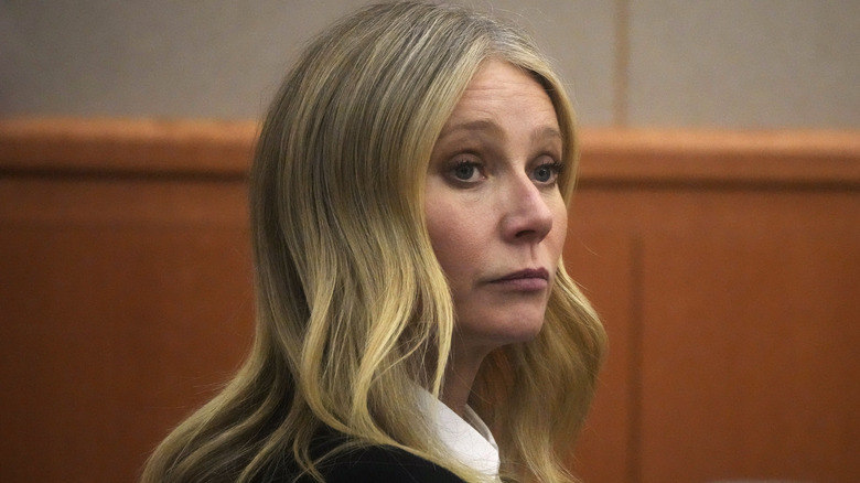 Gwyneth Paltrow in courtroom