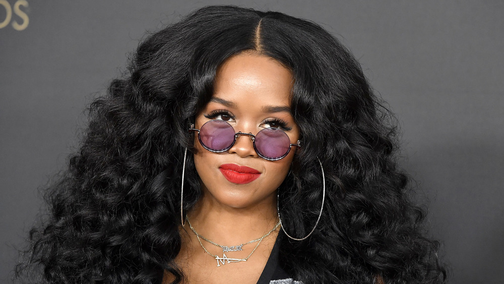 H.E.R. on BET red carpet