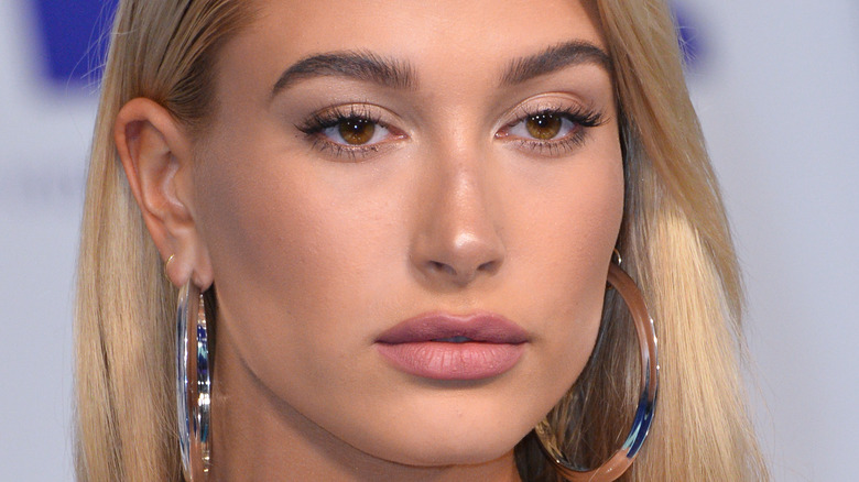 Hailey Baldwin serious 