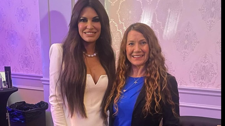 Kimberly Guilfoyle posing with a friend