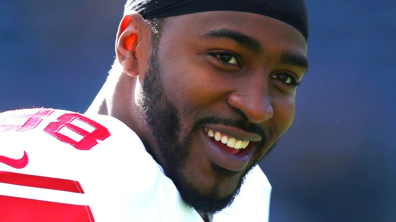 Hakeem Nicks smiling