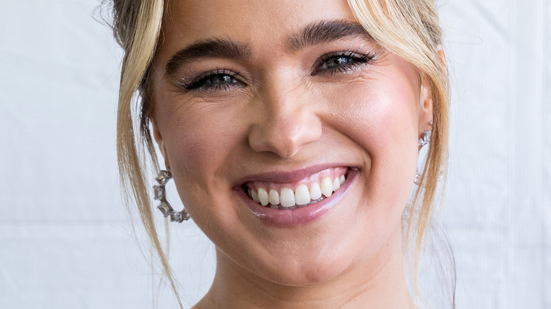 Haley Lu Richardson smiling