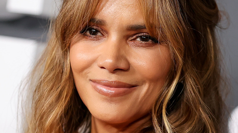 Halle berry soft smiling 