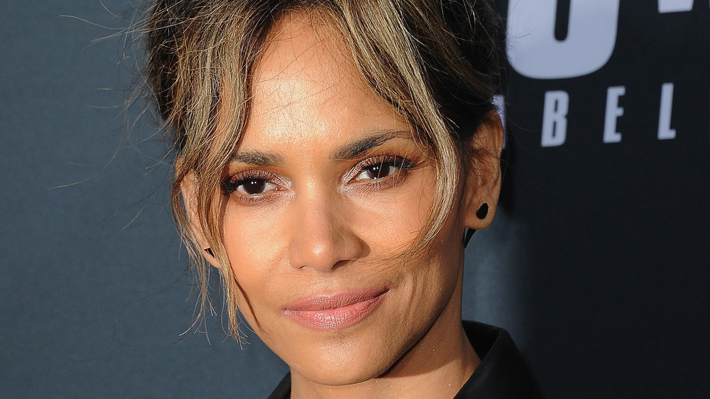 Halle Berry smiling