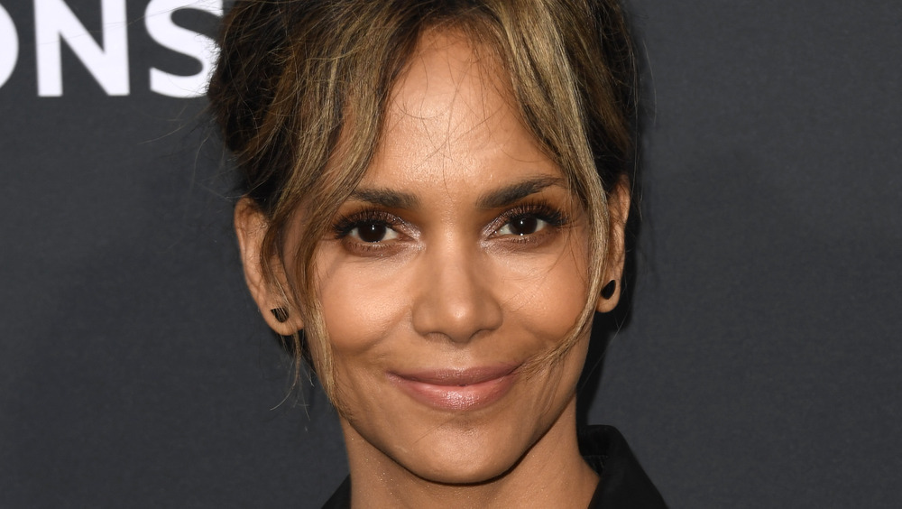 Halle Berry smiling