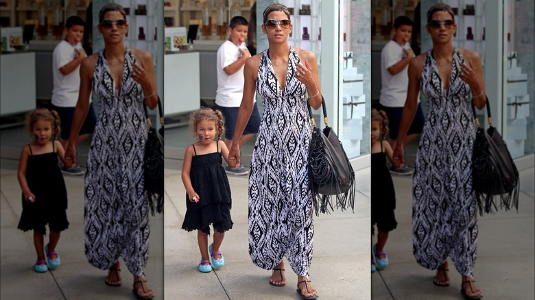 Halle Berry and her daughter, Nahla