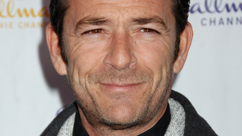 Luke Perry smiling