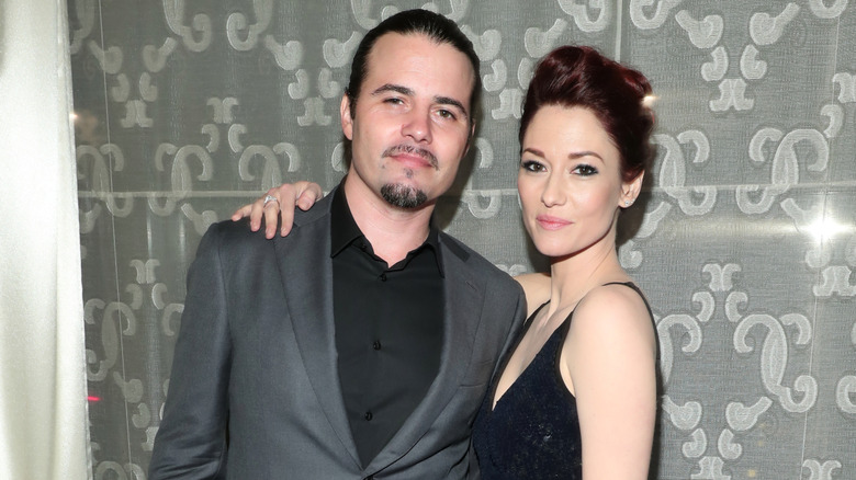 Chyler Leigh and Nathan West at 2017 GLSEN Respect Awards