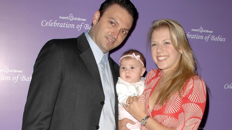 Cody Herpin with Jodie Sweetin and daughter