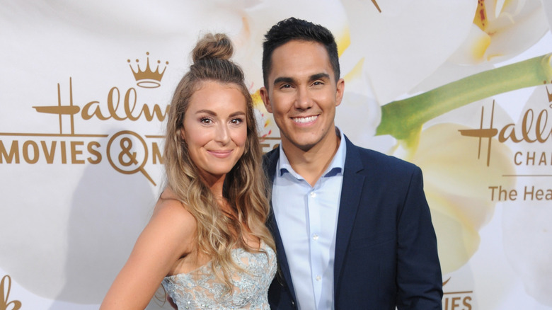 Alexa PenaVega and Carlos PenaVega on the red carpet
