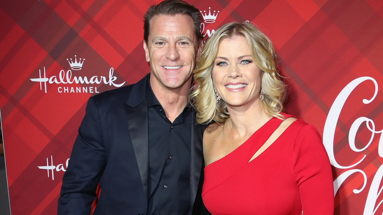 Alison Sweeney and David Alan Sanov on the red carpet