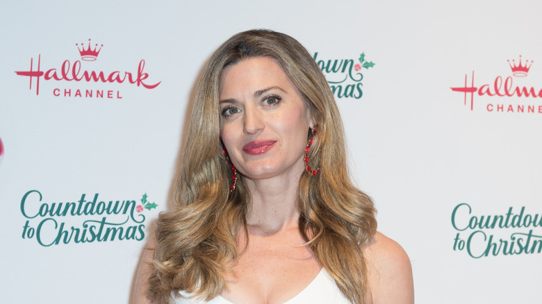 Brooke D'Orsay attending Hallmark's 2023 Countdown to Christmas