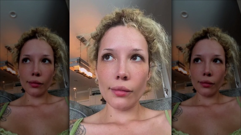 Halsey in TikTok video