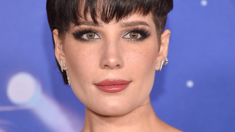 Halsey arrives for the 'Sing 2' Premiere