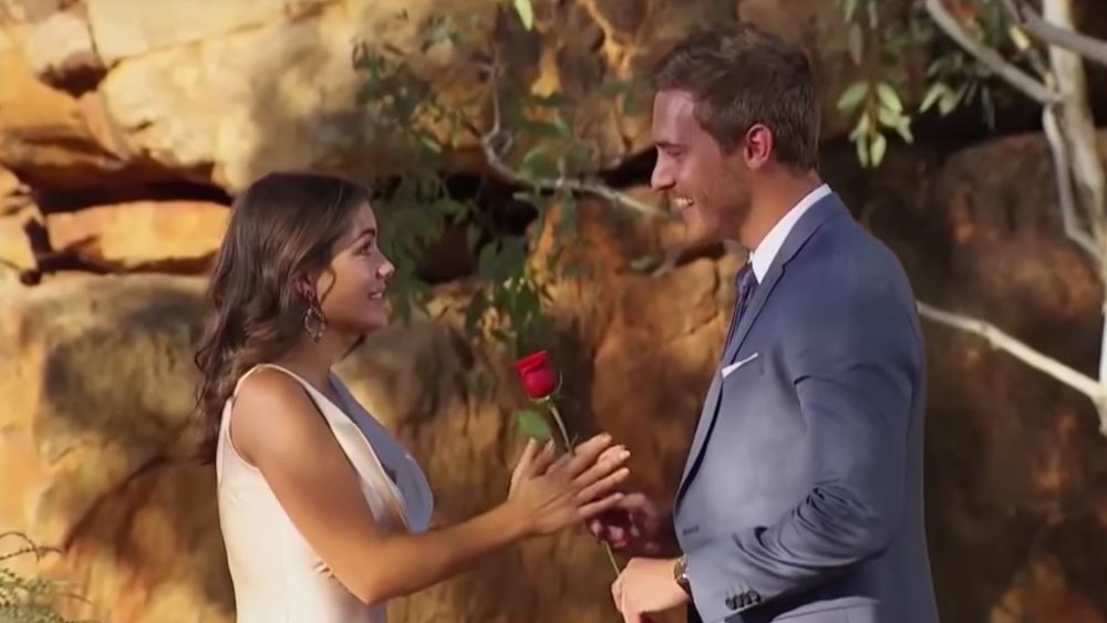 Hannah Ann Sluss and Peter Weber on The Bachelor finale