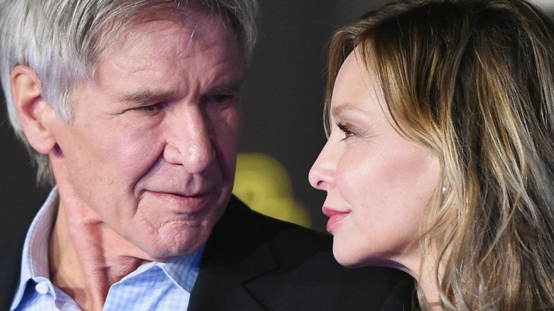 Harrison Ford and Calista Flockhart talking