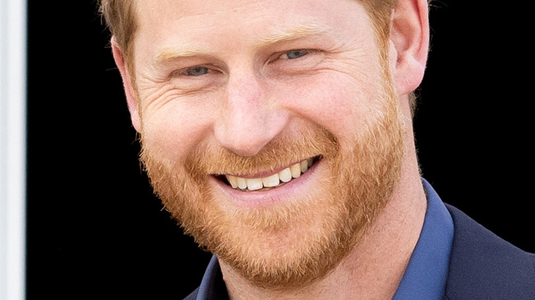 Prince Harry smiling