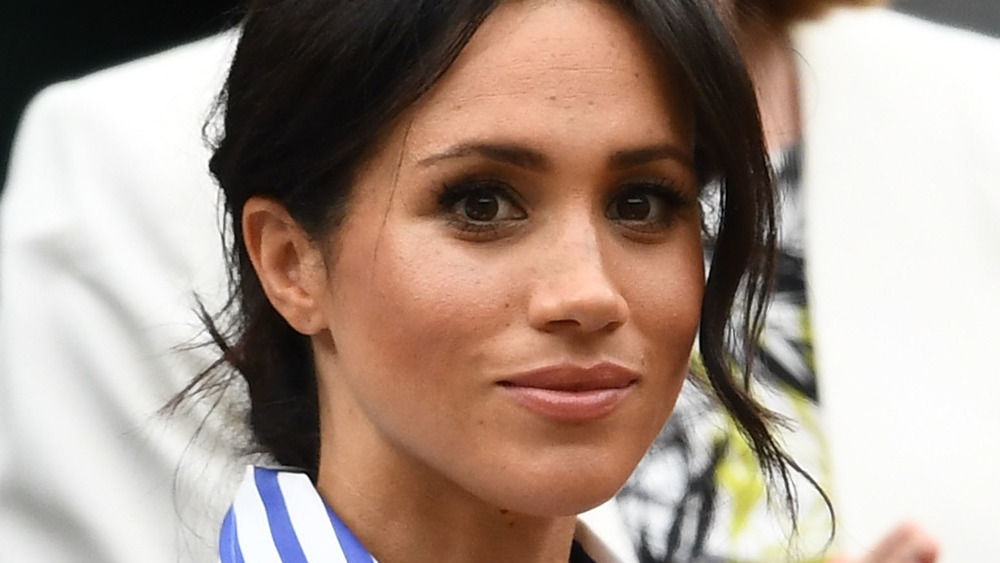 Meghan Markle closeup smiling