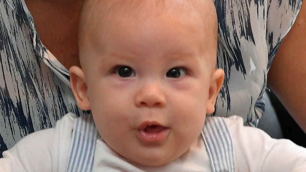 Baby Archie close-up